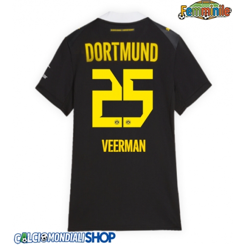 Maglie da calcio Borussia Dortmund Joey Veerman #25 Seconda Maglia Femminile 2026-27 Manica Corta